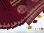 Maroon Saree