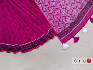 Magenta Saree
